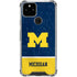 University of Michigan Jersey Split Google Pixel 5 Clear Case